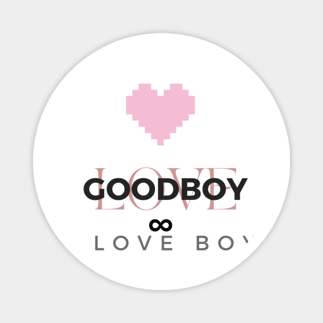 I LOVE BOY Magnet by Grosse